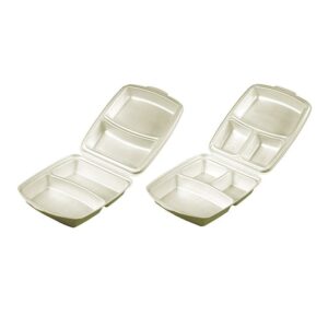 Boîte à menu avec 3 compartiments