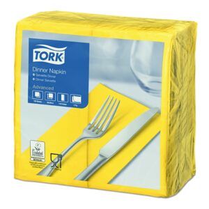 Tork Dinner serviettes jaunes