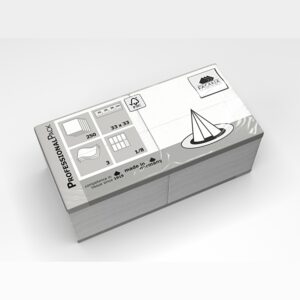 Fasana serviettes blanches trois couches