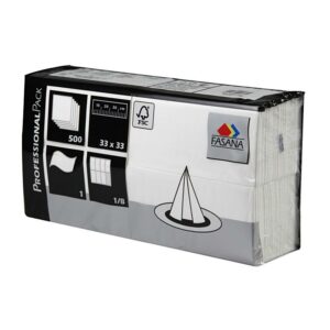 Fasana serviettes blanches une couche