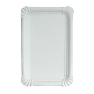 Papstar assiette en carton rectangulaire